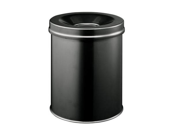 Papirkurv brandsikker SAFE 15 ltr. sort