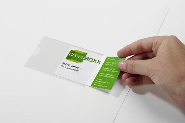 Durable Pocketfix, Gjennomsiktig, PVC, 90 mm, 57 mm, 10 stykker