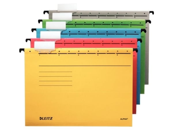 Leitz ALPHA - Hengefil - for A4 (210 x 297 mm) - blå