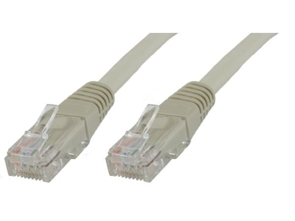 MicroConnect - Verkkokaapeli - RJ-45 (uros) - RJ-45 (uros) - 25 m - 6 mm - UTP - CAT 6 - pyöreä, solmuton, monisäikeinen - harmaa - harmaa