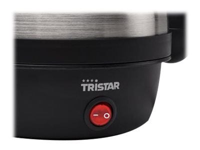 Tristar EK-3076 - Eggkoker - 360 W - rustfritt stål / svart