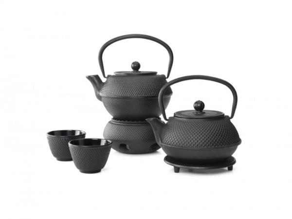 Bredemeijer Jang - Tekanne - Størrelse 17.2 x 15.4 cm - Høyde 15.8 cm - 0.8 L - svart