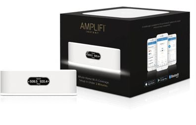 AmpliFi Instant System, Wi-Fi 5 (802.11ac), Kaksitaajuus (2,4 GHz/5 GHz), Ethernet LAN, Valkoinen, Pöytäreititin