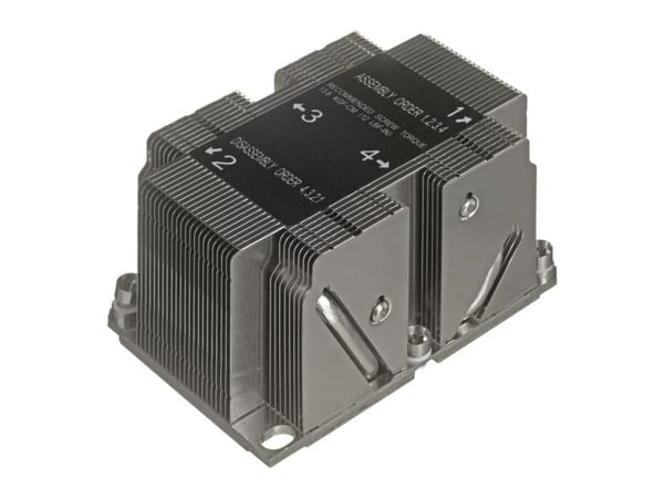 Super Micro Supermicro - Prosessorijäähdytin - (Socket P) - 2U - SUPERMICRO X11SPW-CTF, X11SPW-TF -prosessoreille (SNK-P0068PS)