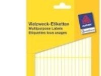 Avery Multi-Purpose Labels 3322 - Selv-adhesiv - hvit - 5 x 37 mm 1976 stk merkelapper