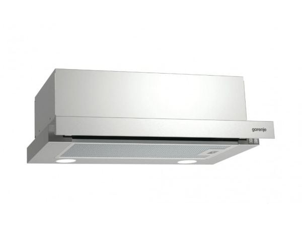 Gorenje BHP523E10X - Panser - teleskopisk - bredde: 50 cm - dybde: 30.5 cm - uttrekking og resirkulering - rustfritt stål