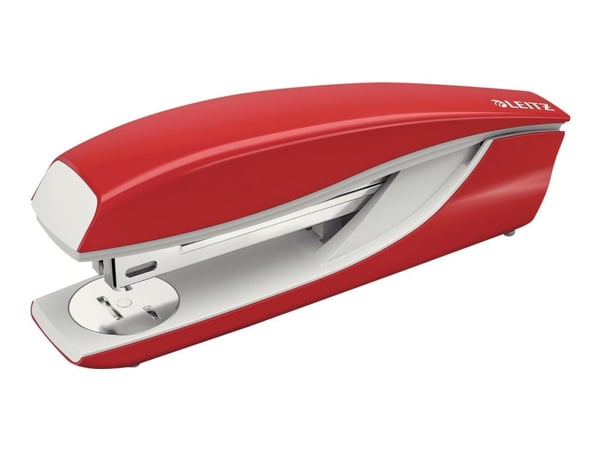 Leitz NeXXt - Stiftemaskin - 40 ark / 4 mm - 24/6, 26/6, 24/8 - plast, metall - rød