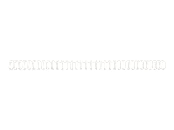 GBC WireBind - 11 mm - 34 ringer - A4 (210 x 297 mm) - 100 ark - hvit - 100 stk innbindingsspiral - for Rexel WB606
