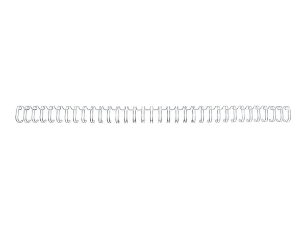 GBC WireBind - 11 mm - 34 ringar - A4 (210 x 297 mm) - 100 ark - silver - 100 stk pärmspiral - för WireBind W20, W25E; Rexel WB606