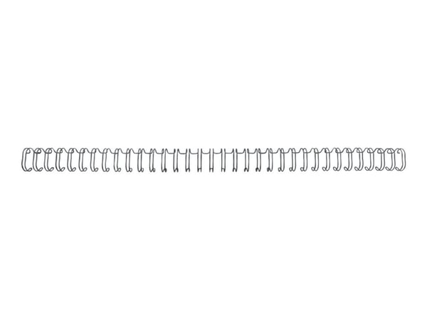 GBC WireBind - 12.5 mm - 34 ringar - A4 (210 x 297 mm) - 115 ark - svart - 100 stk pärmspiral - för WireBind W20, W25E; Rexel WB606 GBC WireBind - 12.5 mm - 34 ringar - A4 (210 x 297 mm) - 115 ark - svart - 100 stk pärmspiral - för WireBind W20, W25E; Rexel WB606