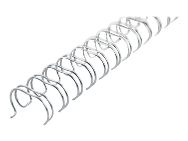 GBC WireBind - 11 mm - 34 ringar - A4 (210 x 297 mm) - 100 ark - silver - 100 stk pärmspiral - för WireBind W20, W25E; Rexel WB606