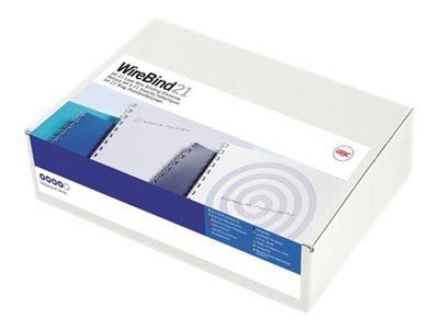 GBC MultiBind - 10 mm - 21 ringar - A4 (210 x 297 mm) - 85 ark - silver - 100 stk bindningstråd - för P/N: IB271212, IB271250 GBC MultiBind - 10 mm - 21 ringar - A4 (210 x 297 mm) - 85 ark - silver - 100 stk bindningstråd - för P/N: IB271212, IB271250