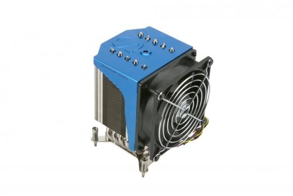 Supermicro SNK-P0051AP4, Ilmanjäähdytin, 3800 RPM, 38 dB, Musta, Sininen, Metallinen, Hopea