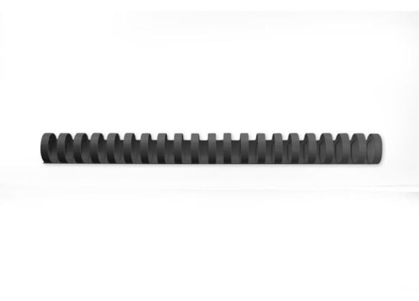 GBC CombBind - 22 mm - 21 ringar - A4 (210 x 297 mm) - 195 ark - svart - 100 stk plastbindningskam - för P/N: 2101435, 4400399, IB271106, IB271717