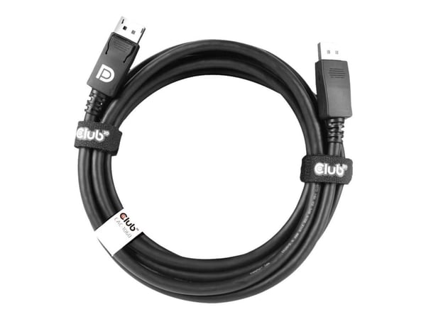 Club 3D - DisplayPort kaapeli - DisplayPort (han) til DisplayPort (han) - DisplayPort 1.4 - 3 m - 8K tuki