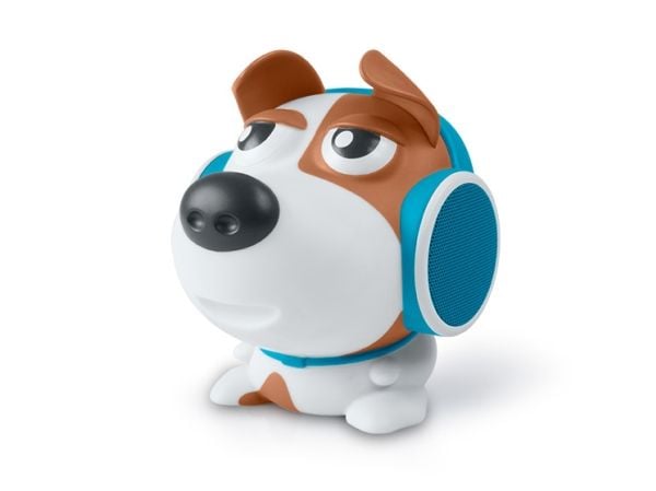 Muse M315DOG, 8 W, Ledning & Trådløs, 10 m, Micro-USB, Bærbar monohøyttaler, Blå, Brun, Hvit