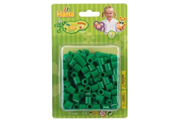 Hama maxi perler i blister 250 stk. grønn