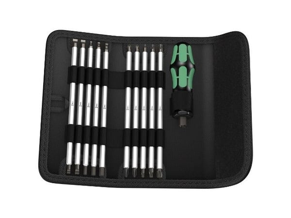 Wera 05002990001, Plastikk, Sort/Grønn, Svart