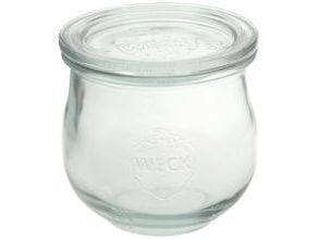 Patentglas Weck Tulip 370 ml Ø90x86mm uden Låg Glas,stk