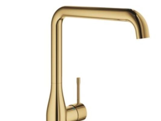 Grohe Essence keittiöhana - kiillotettu messinki