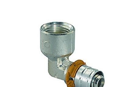 Pressvinkel Unipipe med muff/mf 16mm x 1/2''