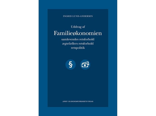 Utdrag av familieøkonomien | Ingrid Lund-Andersen | Språk: Dansk