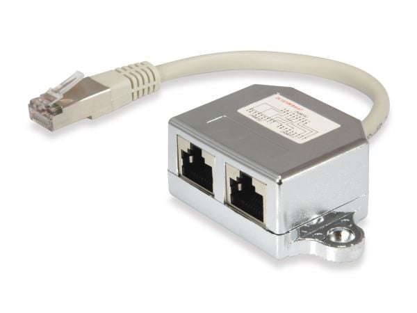 Equip 127608, Cat5e, Guld, Sølv, Acrylonitrilbutadienstyren, 0,15 m, RoHS, CE