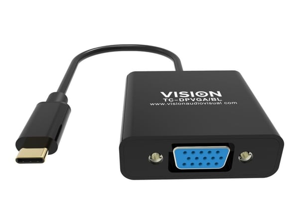 VISION - Videoadapter - USB-C han til HD-15 (VGA) hun - lajittelu - 1080p tuki