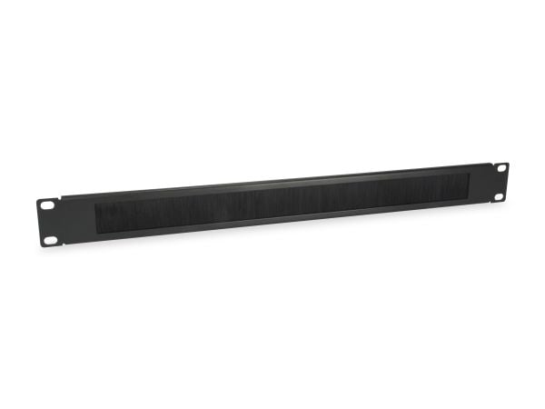 Equip 327413, Børstepanel, Sort, 1U, CE, 48,3 cm (19"), 482,6 mm