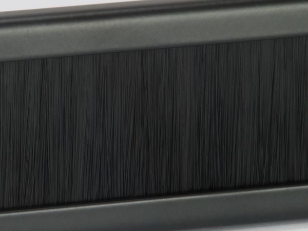 Equip 327413, Børstepanel, Sort, 1U, CE, 48,3 cm (19"), 482,6 mm
