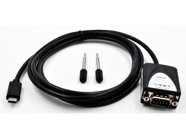EXSYS EX-2311-2IS, Sort, 1,8 m, DB-9, Hankjønn, Hankjønn, 1 stykker