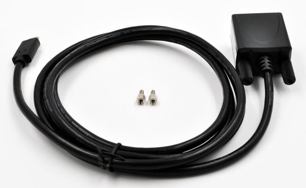 EXSYS EX-2311-2IS, Sort, 1,8 m, DB-9, Hankjønn, Hankjønn, 1 stykker