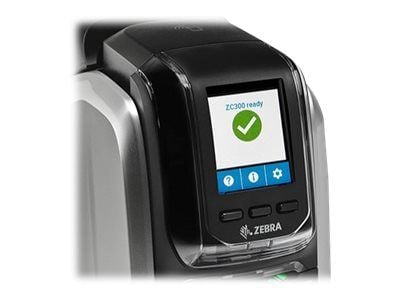 Zebra ZC300 - Plastkortskriver - farge - fargesublimering/termooverføring - CR-80 Card (85.6 x 54 mm) - 300 dpi - inntil 900 kort/time (mono) / inn...