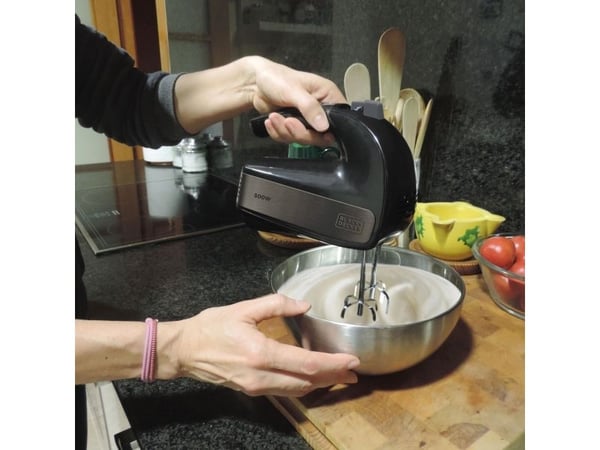 Black & Decker BXMX500E, Käsisekoitin, 500 W, Musta