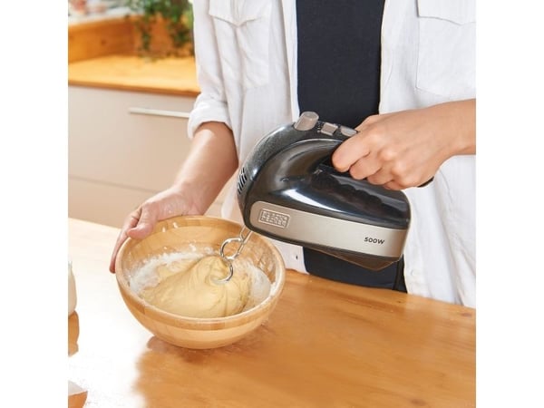 Black & Decker BXMX500E, Käsisekoitin, 500 W, Musta