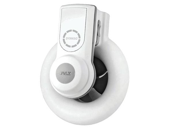 FRESH Ventilator Pax Passad 00 til væg/loft, standardmodel med start og stop via afbryder. Luftmængde 95 m³/h, mål Ø172/210 mm / Ø100 mm.