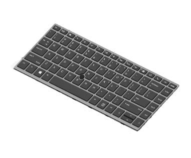 HP - Erstatningstastatur for bærbar PC - bakbelysning - Dansk - for EliteBook 745 G5, 745 G6, 840 G5, 840 G6; Mobile Thin Client mt44