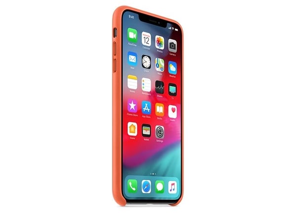 Apple Smart - Baksidedeksel for mobiltelefon - lær - solnedgang - for iPhone XS Max