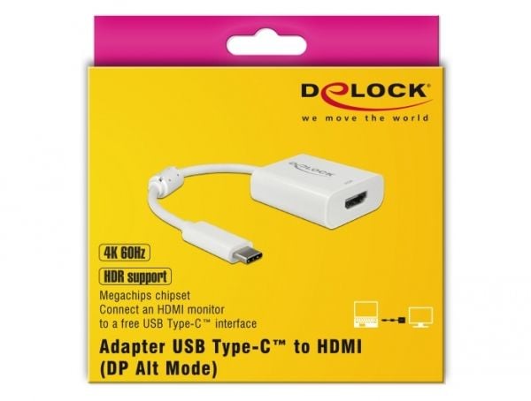 Delock - Extern videoadapter - VL100 / MCDP2900 - USB-C - HDMI - vit
