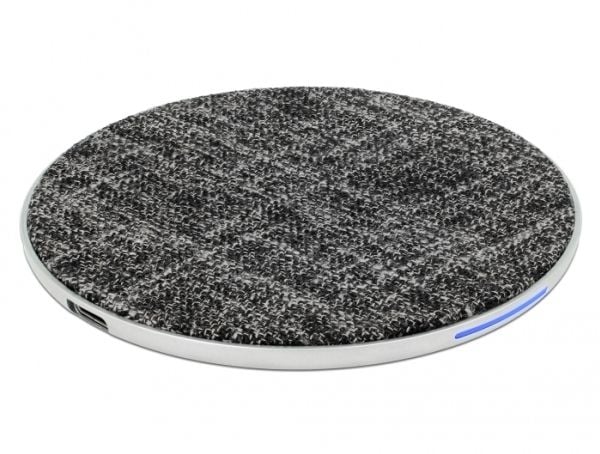 Delock Wireless Qi Fast Charger - Trådløs ladematte - 10 watt - Fast Charge
