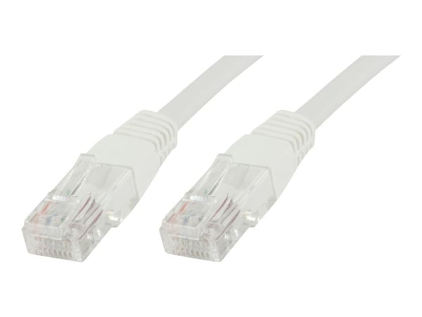 MicroConnect - Nettverkskabel - RJ-45 (hann) til RJ-45 (hann) - 5 m - UTP - CAT 5e - hvit