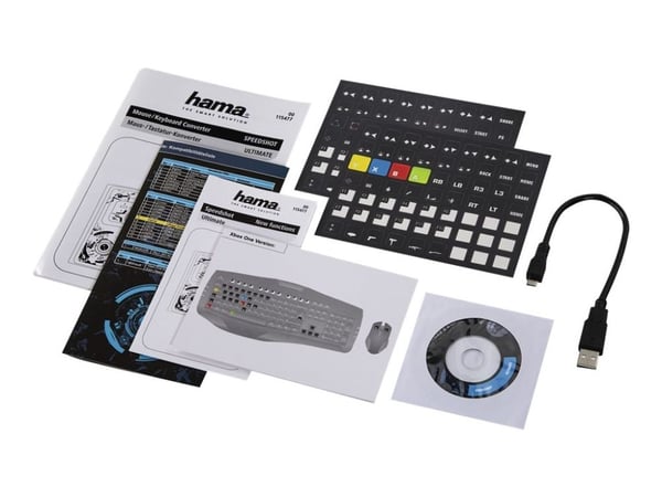 [OUTLET] - Hama "Speedshot Ultimate" - Spil-indgangsadapter - USB - grå - grå