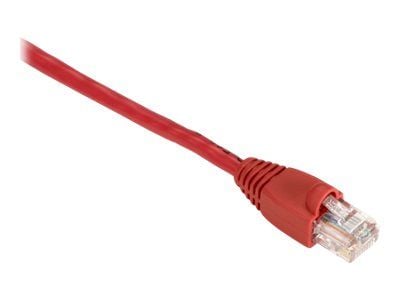 Black Box GigaTrue 550 - Koblingskabel - RJ-45 (hann) til RJ-45 (hann) - 15.2 m - CAT 6 - med støvel, uten hindringer, flertrådet - rød