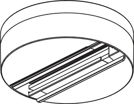 Global pro GA 70-2 loftroset til 3-faset adaptor 230V, fasevælger skal i position 1, ingen 3 faset tilslutning, sort. - PROFESSIONEL