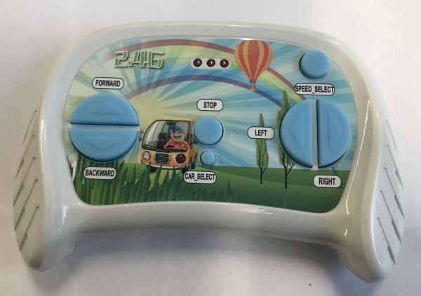 RC 2.4G Fjernbetjening til Adventure4X (BLÅ) 12v 4x4 m/4x45W