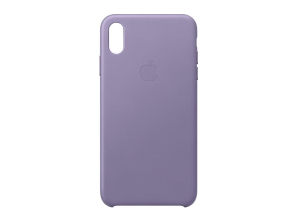 Apple Smart - Baksidedeksel for mobiltelefon - lær - lilla - for iPhone XS Max