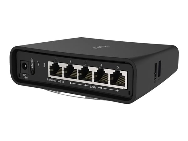 MikroTik hAP ac² - Trådløs ruter 4-portssvitsj - 1GbE - Wi-Fi 5 - Dobbeltbånd