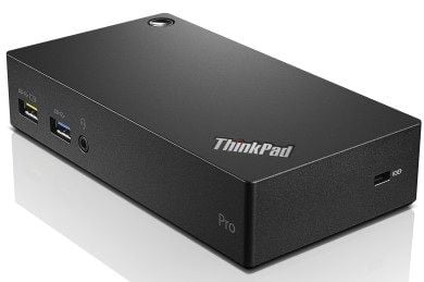 Lenovo ThinkPad USB 3.0 Pro Dock EU, Kabel, USB 3.2 Gen 1 (3.1 Gen 1) Type-A, 3,5 mm, 10,100,1000 Mbit/s, Svart, Kensington