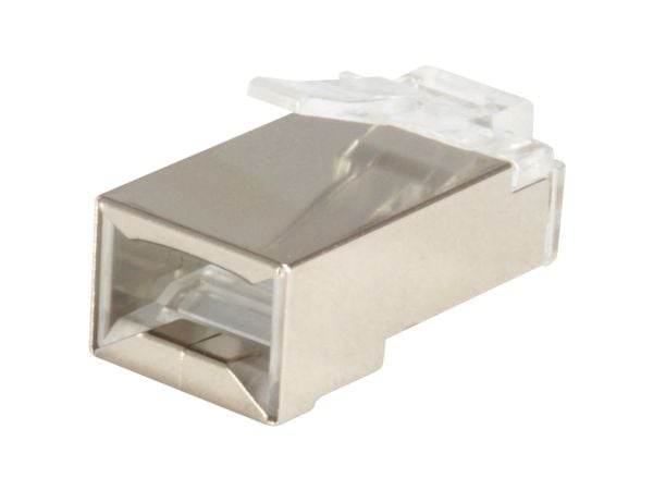 Equip 121181, RJ45, Sølv, ABS syntetisk, Metall, Cat6, Gull, CE