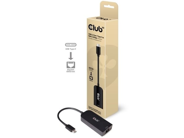 Club 3D - Nettverksadapter - USB-C 3.2 Gen 1 - 2.5GBase-T